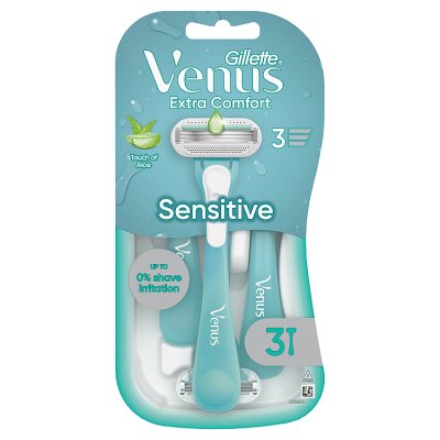 Gillette Venus Smooth Sensitive disposable razors 3x1 (British brand)