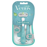 Gillette Venus Smooth Sensitive disposable razors 3x1 (British brand)