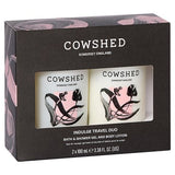 Cowshed Indulge travel duo bath gel and lotion 2x100ml - British product