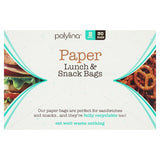 Polylina paper lunch and snack bags 30 pack, UK version