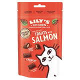 Lily's Kitchen cat treats salmon pillow 60g, imported from the UK