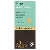 Waitrose No.1 Lungo coffee capsules 10 pack, 54g (British brand)
