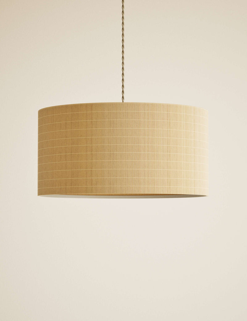 Large bamboo drum shade 45cm imported from the UK
