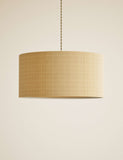Large bamboo drum shade 45cm imported from the UK