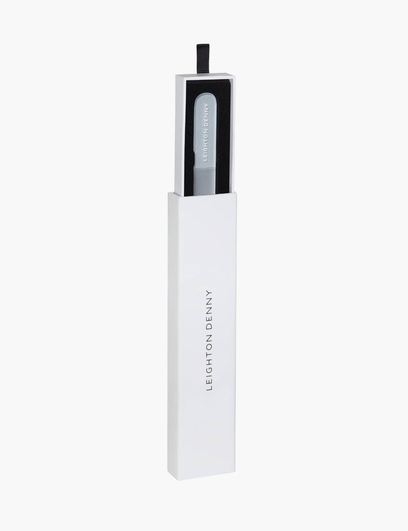 Leighton Denny large crystal nail file with case, 195mm, UK version