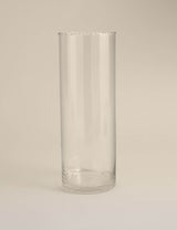 M&S Large Cylinder Frill Top Glass Vase- Buy online at McGrocer