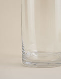 Large cylinder frill top glass vase (British brand)