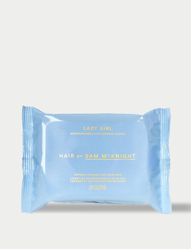 Sam McKnight lazy girl hair cleansing cloths 20 cloths, UK version