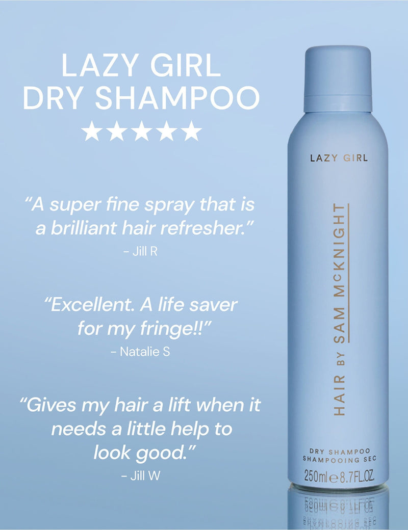 Hair by Sam McKnight Lazy Girl Dry Shampoo 250ml (British brand)
