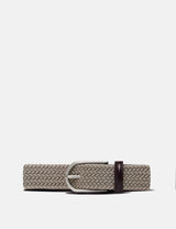 M&S Hawes & Curtis Leather Braided Stretch Belt- Buy online at McGrocer