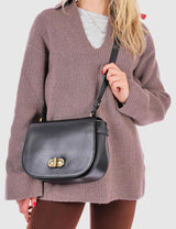M&S Jones Bootmaker Leather Croc Effect Cross Body Shoulder Bag- Buy online at McGrocer