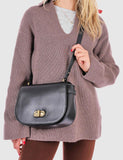 Jones Bootmaker leather croc effect cross body bag, imported from the UK