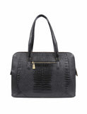 Jones Bootmaker leather croc effect tote bag, imported from the UK