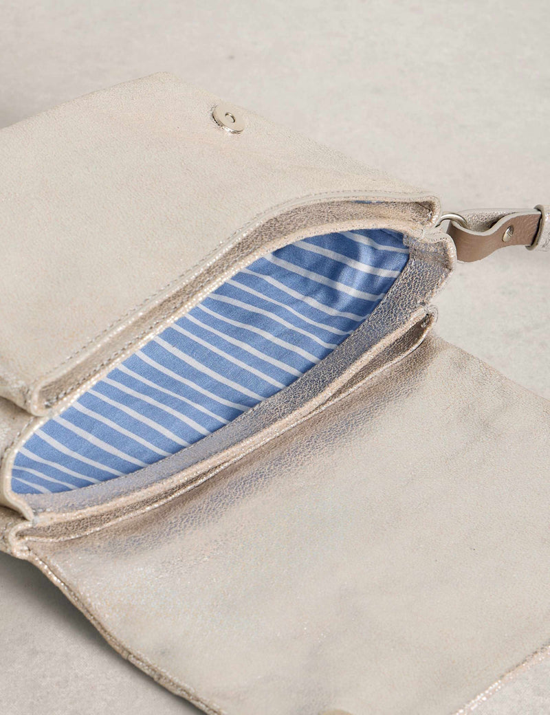 White Stuff leather cross body bag, imported from the UK