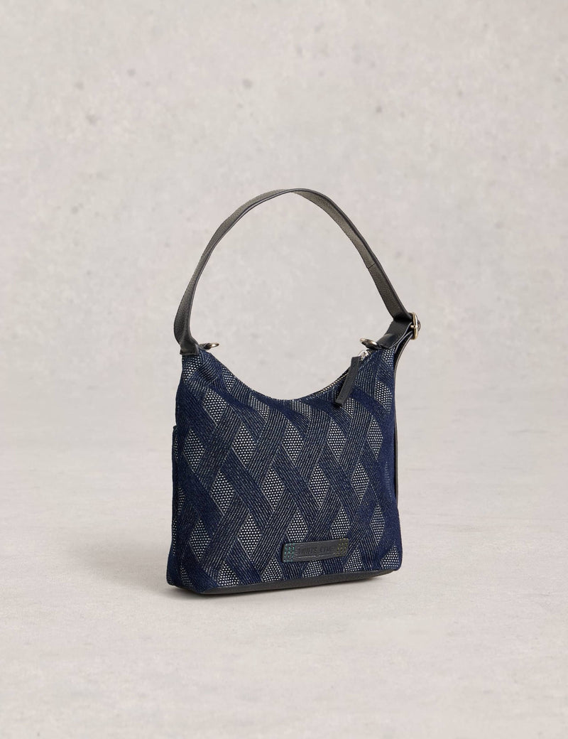 White Stuff cross body bag geometric leather (British brand)
