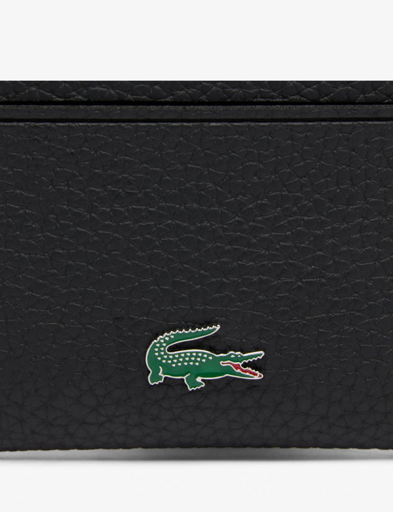 Lacoste faux leather cardholder with multiple card slots (British brand)
