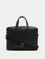 M&S Autograph Leather Pebble Grain Laptop Bag- Buy online at McGrocer