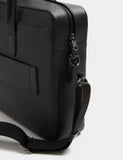 Autograph leather pebble grain laptop bag 38cm, imported from the UK
