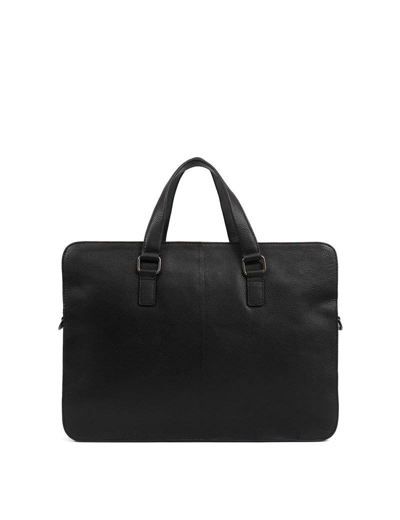 Jones Bootmaker leather pebble grain messenger bag, imported from the UK