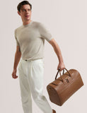 Ted Baker leather pebble grain weekend bag (British brand)