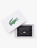 M&S Lacoste Leather Quilted Cardholder- Buy online at McGrocer
