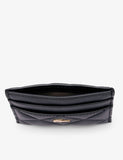 Lacoste leather quilted cardholder, UK version