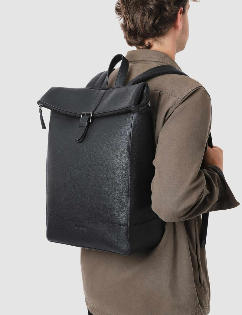 Jones Bootmaker leather roll-top backpack, UK version