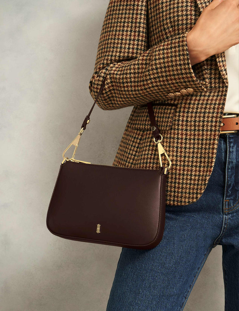 Hobbs leather shoulder bag, imported from the UK