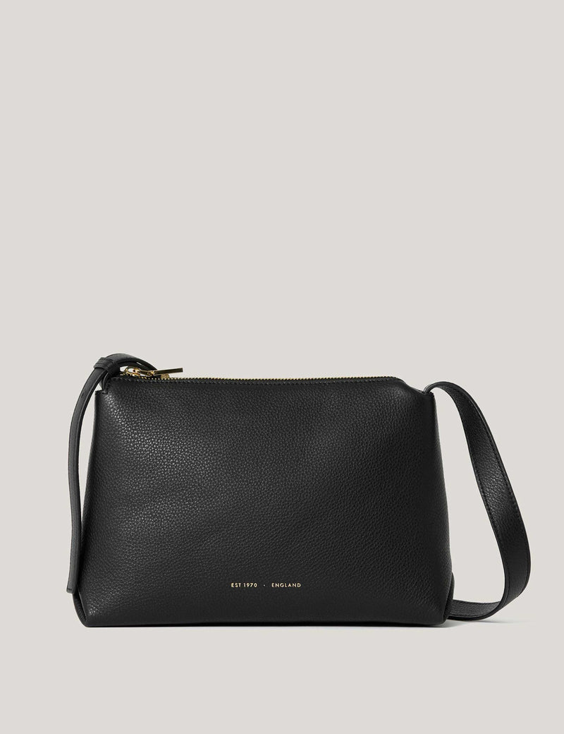 Jigsaw leather cross body bag 19x10cm, imported from the UK