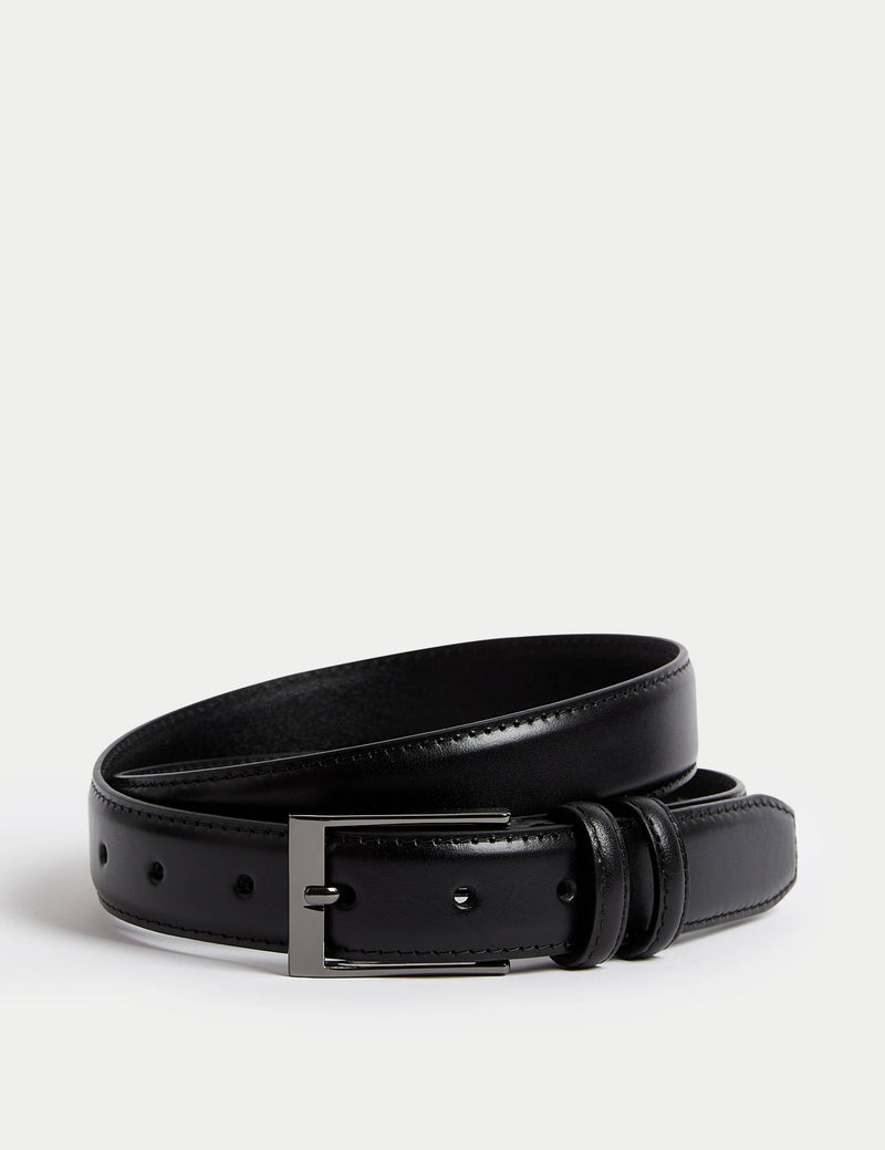 M&S leather smart belt 3cm width (British brand)