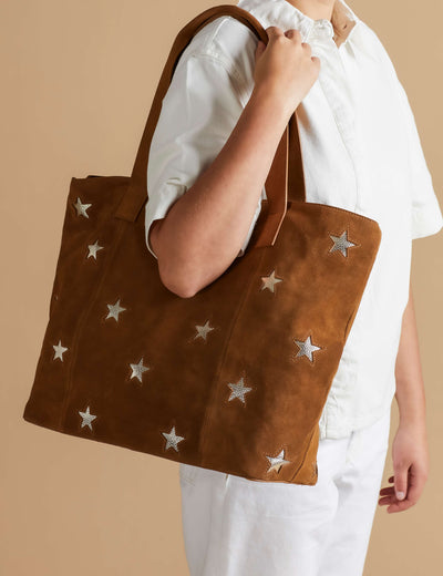 M&S Jones Bootmaker Leather Star Embellished Shoulder Bag- Buy online at McGrocer