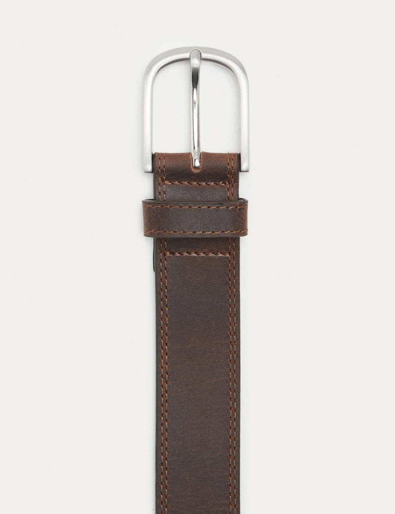 M&S leather stitch detail belt, UK version