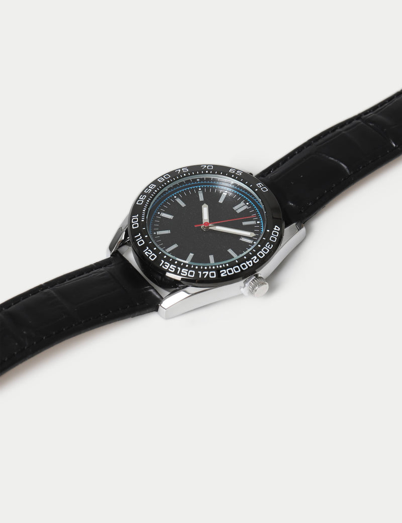 Leather strap dial watch, imported from the UK