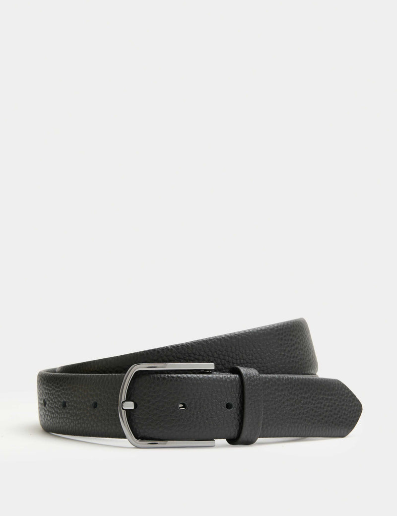 Leather textured belt from the Autograph collection, imported from the UK