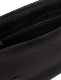 Whistles leather textured flap cross body bag, imported from the UK