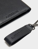 Autograph leather wallet and keyring gift set (British brand)