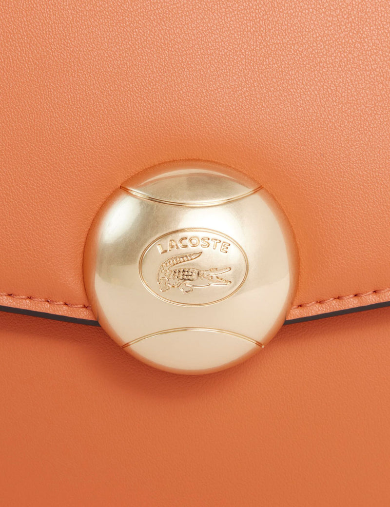 Lacoste leather top handle shoulder bag - British product