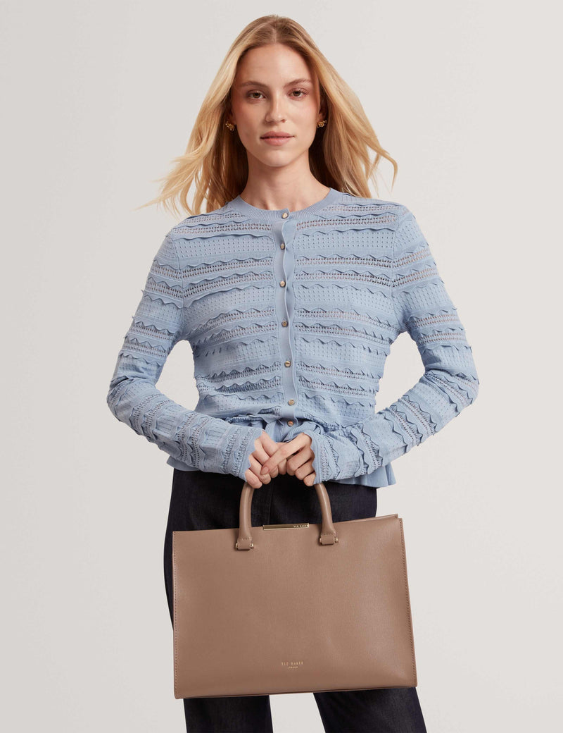 Ted Baker leather tote bag (British brand)