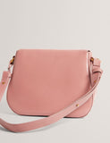 Ted Baker leather shoulder bag twist lock detail, UK version