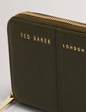 Ted Baker leather zip around purse 8cm x 11cm - British product