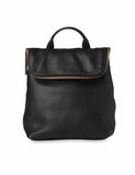 Whistles leather mini backpack with zip detail, imported from the UK