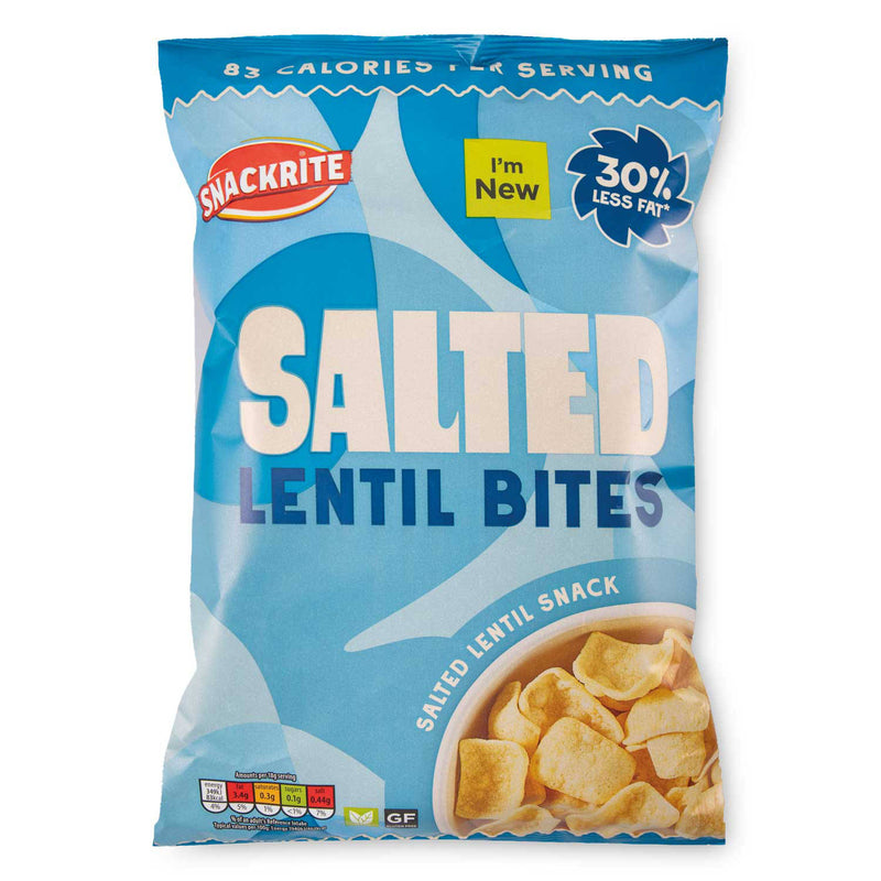 Lentil Chips crunchy mustard-free snack (British brand)