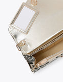 Carvela leopard print clutch bag, imported from the UK
