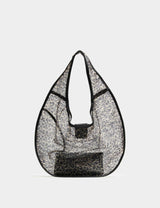 M&S M&S Leopard Print Mesh Moon Shoulder Bag- Buy online at McGrocer