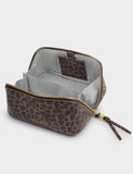 Katie Loxton leopard print mirror makeup bag (British brand)