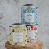 Tea Discoveries Earl Grey loose leaf tea caddy, imported from the UK