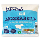 Light mozzarella cheese for everyday cooking, UK version
