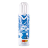 Light real dairy whipped cream, ready to use, UK version