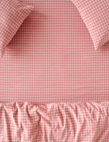 M&S Piglet in Bed Linen Blend Gingham Fitted Sheet- Buy online at McGrocer