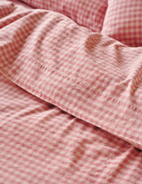 M&S Piglet In Bed Linen Rich Gingham Flat Sheet- Buy online at McGrocer